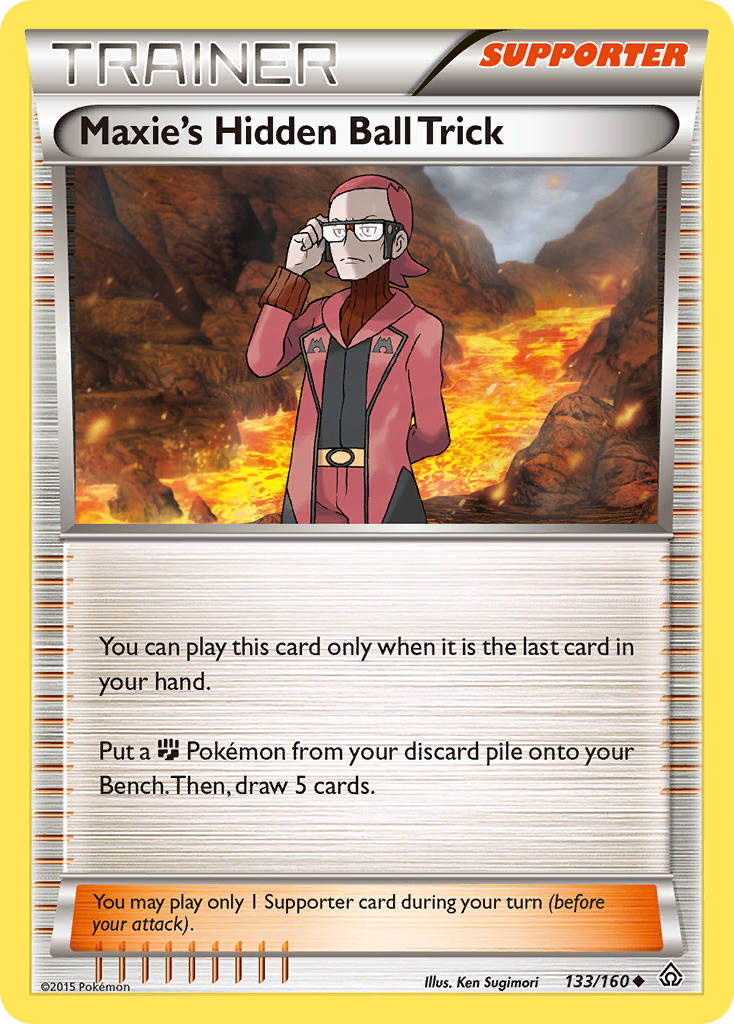 Primal Clash Maxie's Hidden Ball Trick #133/160